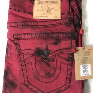 Red True Religion Jeans